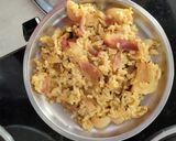 A picture of step 6 of Boiled fried rice.