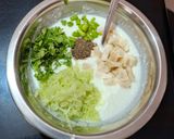 A picture of step 1 of Cucumber Raita.