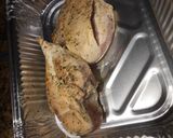 A picture of step 3 of Cheesy Stuffed Spinach Chicken.