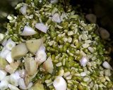 A picture of step 1 of Moong Dal Vada.
