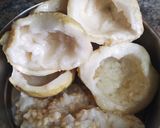 A picture of step 2 of Perad (Guava cheese).