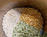A picture of step 1 of Green Gram Bhajiya (Mixed dal).