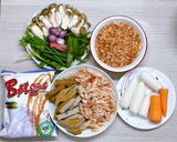 Hình bước làm 1 của món Bánh canh ghẹ chả cá