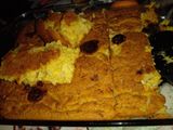 Torta de harina de maíz, choclo y queso