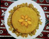 A picture of step 7 of Gur Wala halwa.