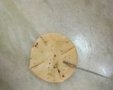 A picture of step 6 of Flower shape Mathri.