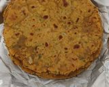 A picture of step 4 of Amarnath flour with cabbage paratha.