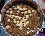 A picture of step 1 of Roasted Gram and Jaggery Laddoos.