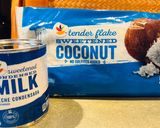 A picture of step 1 of Coconut 🥥 Macaroons.