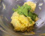 A picture of step 6 of Matcha Sweet Potato Christmas Tree.
