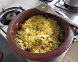 A picture of step 4 of Lemon Rice.