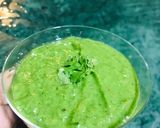 A picture of step 4 of Kairi ki hari chutney.