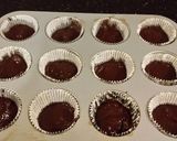 A picture of step 8 of Brownie Bottom Vanilla Butter Cake Cupcakes.