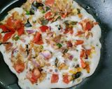 A picture of step 3 of Tomato Onion Rice Chilla.