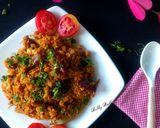 A picture of step 9 of Low carbs Keto tomato masala rice (using cauliflower riced).
