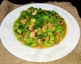 Foto langkah ke 6 dari resep Tumis Sawi Pahit Semi Pedas.