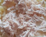 A picture of step 1 of Potatoes nest ball.