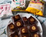 Foto langkah ke 9 dari resep Nagasari Cokelat Potong.