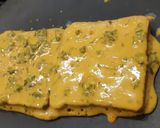 A picture of step 4 of Club cheese chilla sandwich.