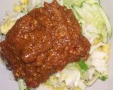 Foto langkah ke 4 dari resep Rujak serut bumbu kacang.