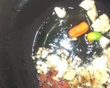 A picture of step 3 of Chicken Fried rice.