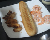 Foto del paso 6 de la receta: Gambas cocidas con chipirones fritos