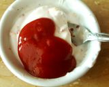 A picture of step 2 of Homemade Burger Mayo sauce🍔.