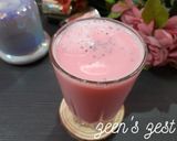 A picture of step 4 of Pink Lassi with Basil Seeds.