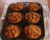 A picture of step 9 of Double Chocolate Muffins.