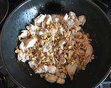A picture of step 2 of Chicken hash.