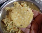 A picture of step 3 of Sabudana Vada.