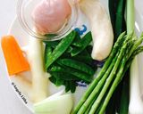 Foto langkah ke 1 dari resep Tumis sayur jamur & asparagus#menusehat.