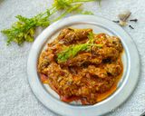 A picture of step 7 of Coconut masala Doi patol.