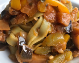 Foto del paso 8 de la receta: Cintas de espinacas con verduritas. (plato vegano-vegetariano)
