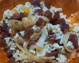 Foto del paso 2 de la receta: Arroz picante con vegetales (remolacha, zanahoria y cebolla)
