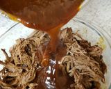 A picture of step 9 of My Slow BBQ Pulled Beef. 😁.
