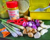 Foto langkah ke 1 dari resep Pepes kepala patin tempoyak.