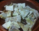 A picture of step 1 of Jackfruit Sabzi/Kathal Sabzi oil free (without fry).