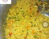 A picture of step 3 of Egg Fried rice.