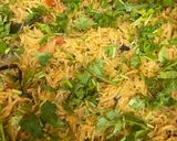 A picture of step 10 of Mutton leg shanks biriyani.