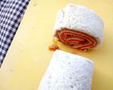 A picture of step 3 of Pinwheel Sandwich.