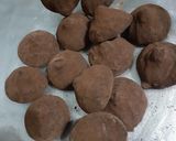 A picture of step 1 of Chocolate Corn Balls Belgian Truffle Corn Balls.