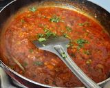 A picture of step 11 of Red sauce vegetables Italian pasta.