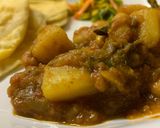 A picture of step 5 of Butter Bean and Potato Curry.