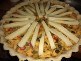 Tarta casera de pollo y puerro súper saludable 😊