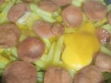 سیب زمینی و سوسیس خوشمزه