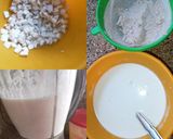 A picture of step 2 of Cassava in Coconut milk.