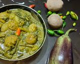 বড়ি দিয়ে পালং শাকের ঘন্ট (palak saager ghonto recipe in Bengali) রেসিপি ধাপ - 3 ছবি