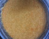 A picture of step 3 of Cream cheese kunafah.