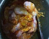 A picture of step 2 of Chicken with fenugreek leaves.
